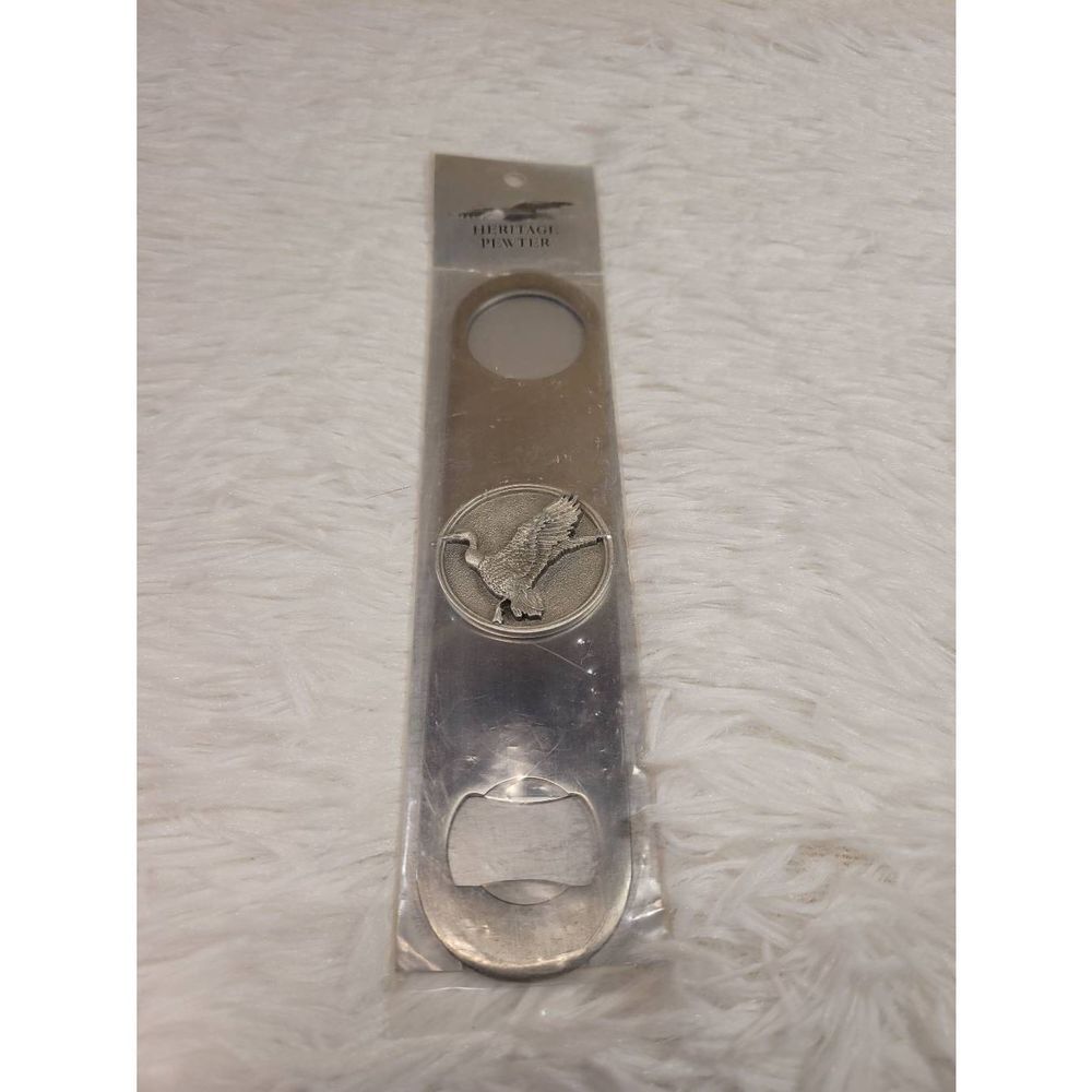 Pewter Allard Duck Bottle Opener NIP